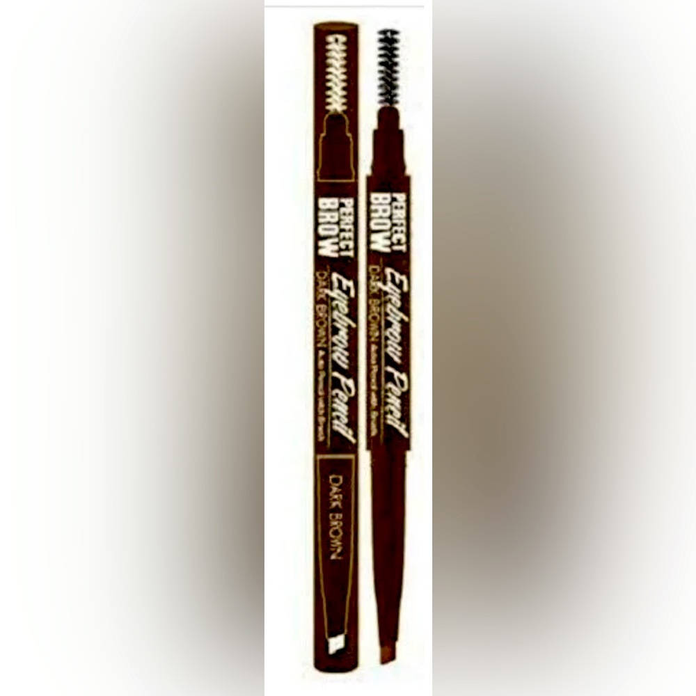 Perfect brow eyebrow pencil. Automatic pencil. Spooly brush.  Brown